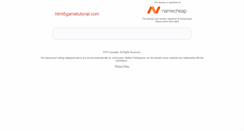 Desktop Screenshot of html5gametutorial.com